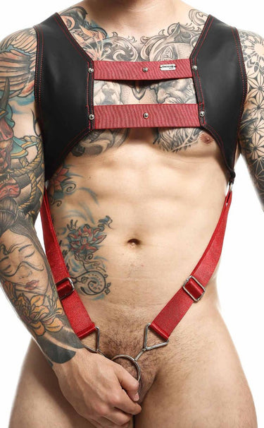 Harness - DNGEON Croptop Harness - Black - OS - DMBL08 - Black - OS - DNGEON - 11