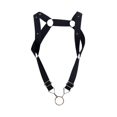 Harness - DNGEON Straight back Harness - Black - OS - DMBL06 - Black - OS - DNGEON - 5