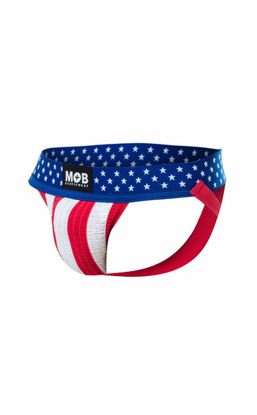 Jockstrap - Patriot Mens Jockstrap by MOB - Usa - S - MBL109 - Usa - S - MOB Eroticwear - 4