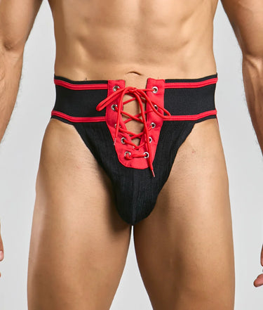 Men's Jockstrap — Football Support Jock with Breathable Pouch | DNGEON