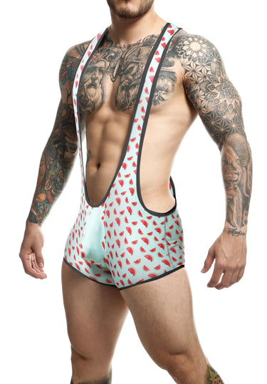 Men's Fetish Underwear — Form-Fitting Singlet Bodysuit | DNGEON