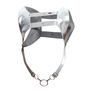 Harness - DNGEON Croptop Harness Mirror - SIlver Mirror - OS - DMBL08 - SilverMirror - OS - DNGEON - 10