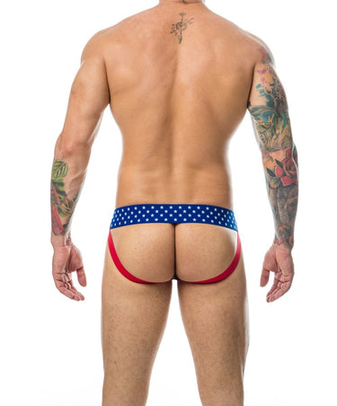 Jockstrap - Patriot Mens Jockstrap by MOB - Usa - S - MBL109 - Usa - S - MOB Eroticwear - 2